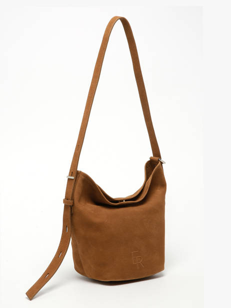Sac Bandoulière Cavalier Nubuck Cuir Etrier Marron cavalier nubuck ECAN126S vue secondaire 4